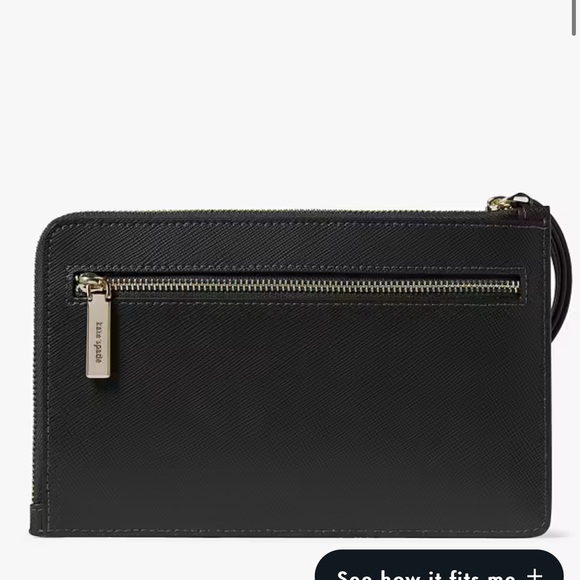 Kate Spade Black Medium Staci Wristlet BRAND NEW IN PACKAGE - Picture 3 of 8